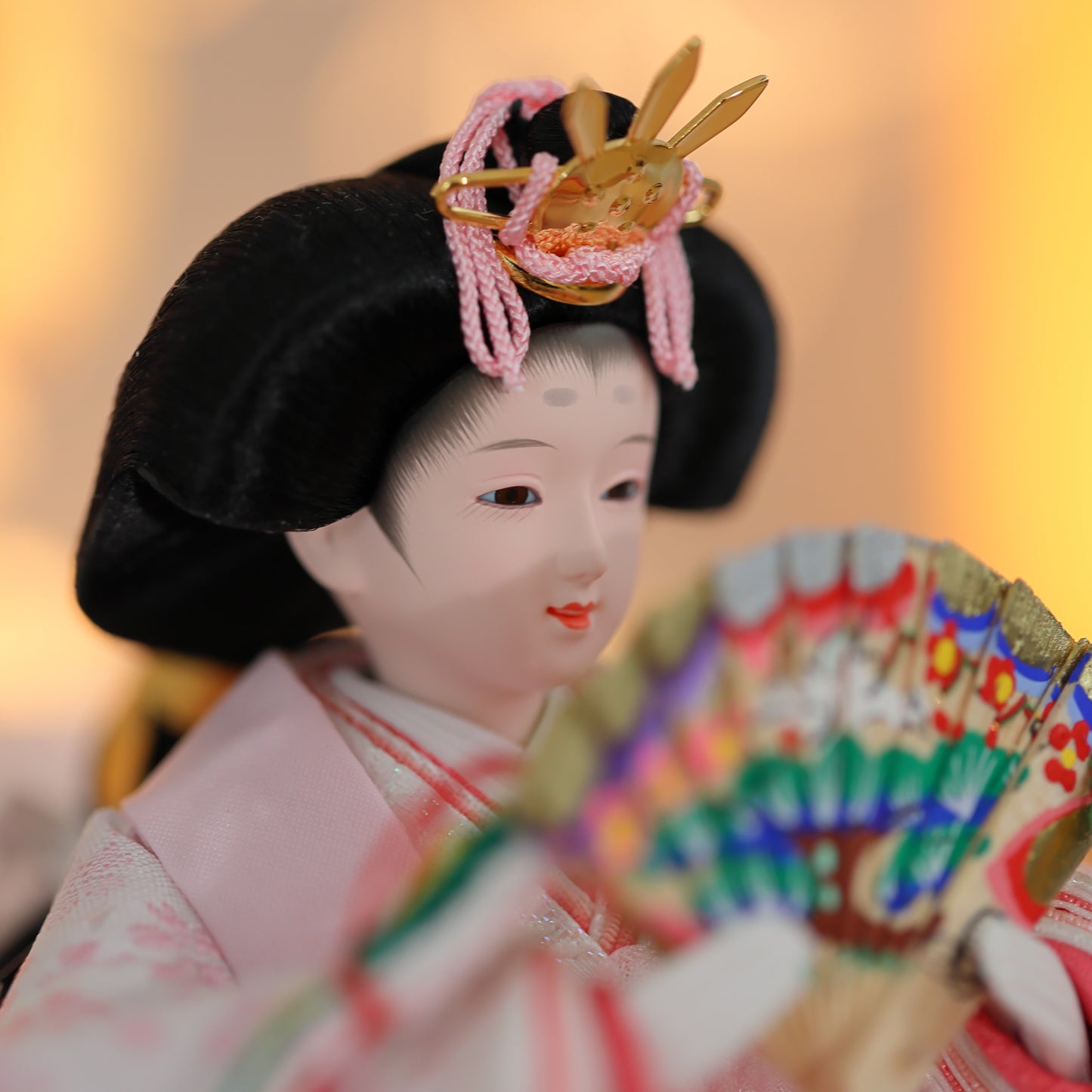 【フラワーアート×LEDライト】ウエディングひな飾りセット