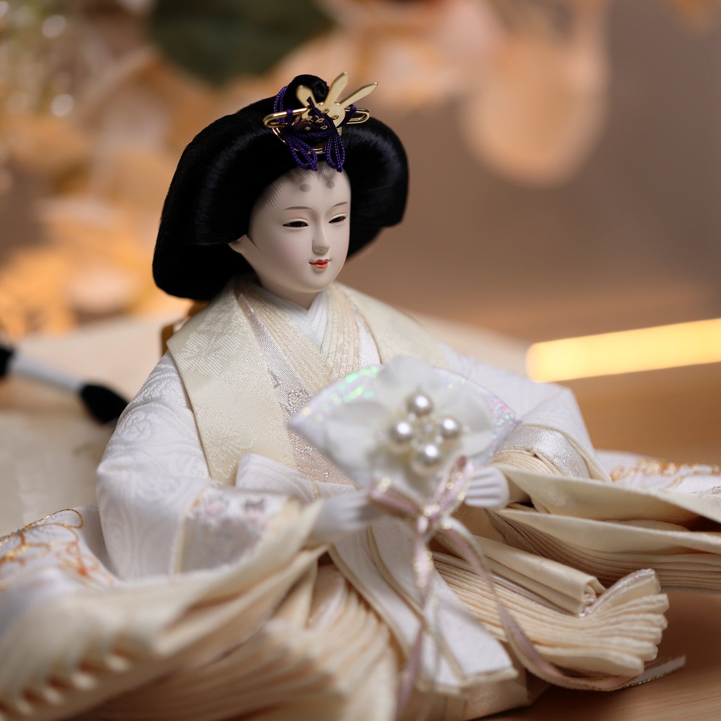 【フラワーアート×LEDライト】唯一無二の雛飾りセット