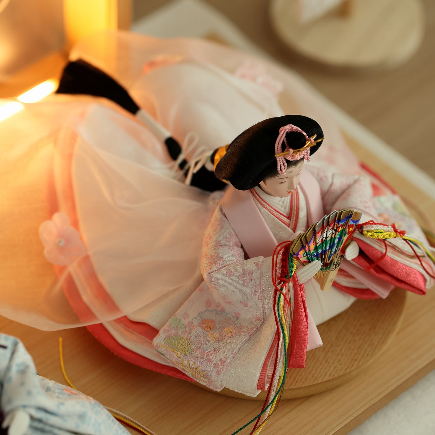 【フラワーアート×LEDライト】ウエディングひな飾りセット