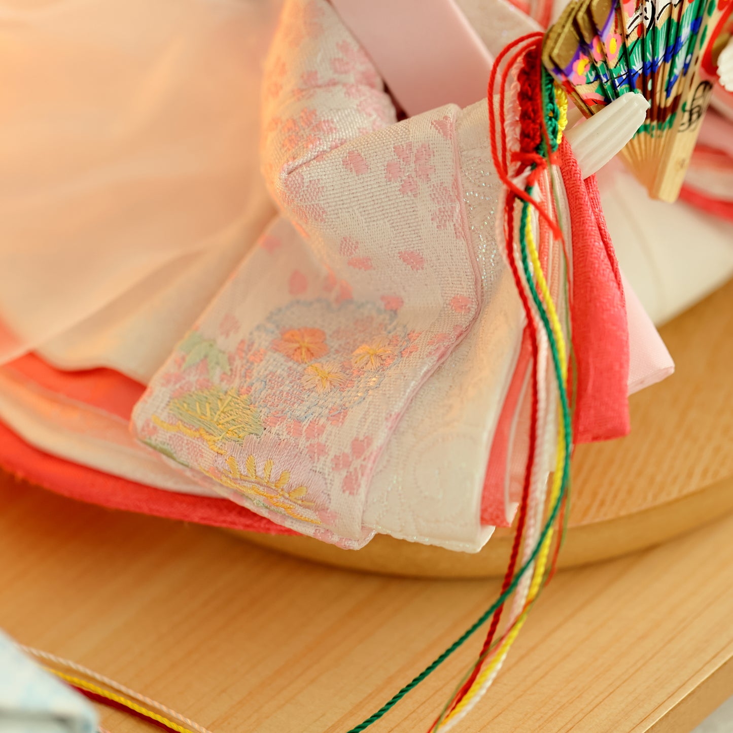 【フラワーアート×LEDライト】ウエディングひな飾りセット