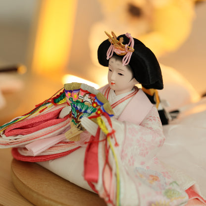 【フラワーアート×LEDライト】ウエディングひな飾りセット