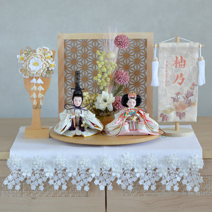 【選べる羽子板カラー】雛人形フルセット