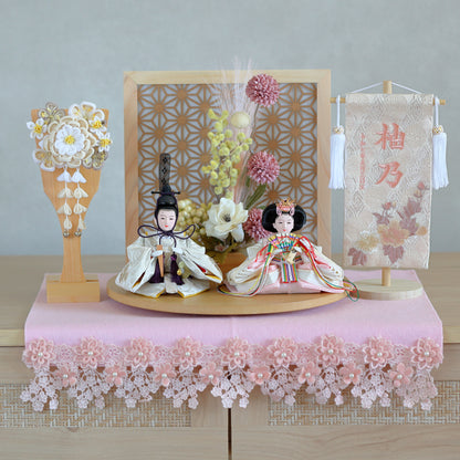 【選べる羽子板カラー】雛人形フルセット