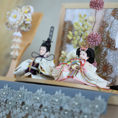 【選べる羽子板カラー】雛人形フルセット