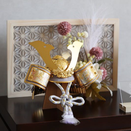 【収納兜飾り】組子風屏風 モダン箱セット【5セット限定】