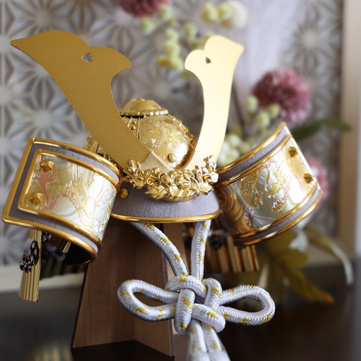 【収納兜飾り】組子風屏風 モダン箱セット【5セット限定】