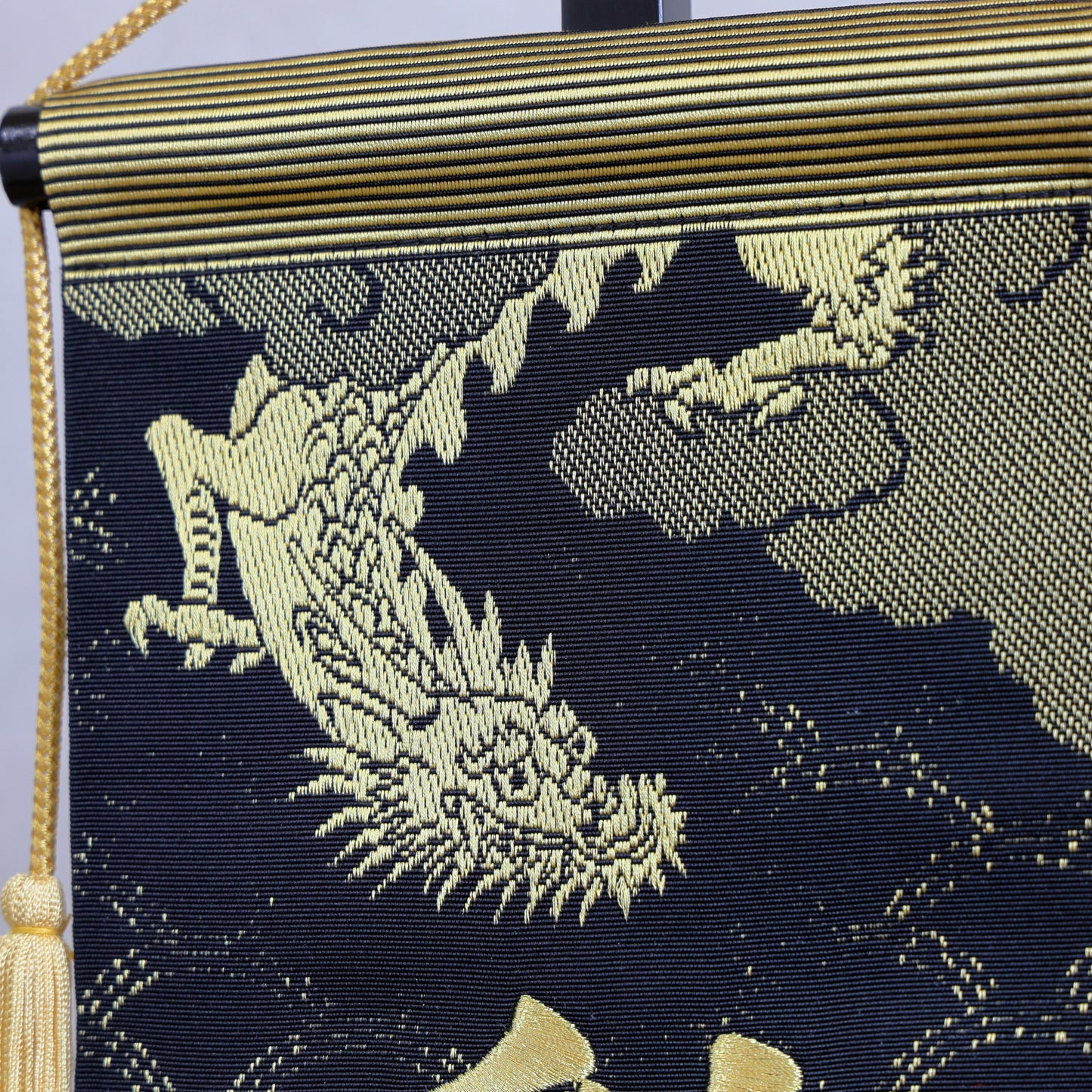博多織のお名前旗 (特大55cm) 国指定の伝統的工芸品　スタンドセット