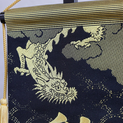 博多織のお名前旗 (特大55cm) 国指定の伝統的工芸品　スタンドセット