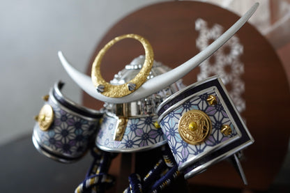 【置台兜飾り】三日月の屏風舞台セット　お名前旗プレゼントキャンペーン対象商品