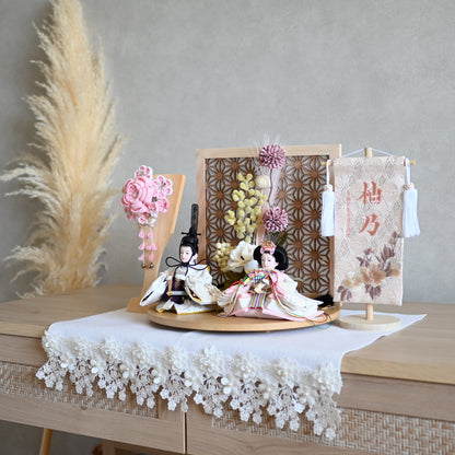【選べる羽子板カラー】雛人形フルセット