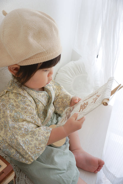 【今期分完売】松鷹ホワイト 金襴名前旗 (中)　スタンドセット【新作】